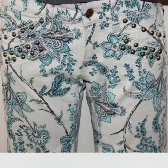 NWT Ralph Lauren Denim & Supply Skinny 24 X 32  Floral Summer Skinny Jeans - Picture 6 of 13